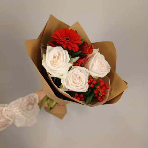 Букет Love с герберами